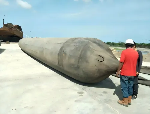 Ship Launching Inflatable Marine Rubber Airbag For Floating