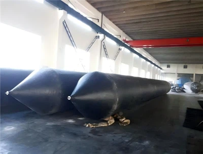 Bagiau aer morol chwyddadwy yn lansio a docio cychod