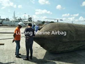 Bagiau awyr morol yn lansio ac yn docio llong yn yr Ariannin